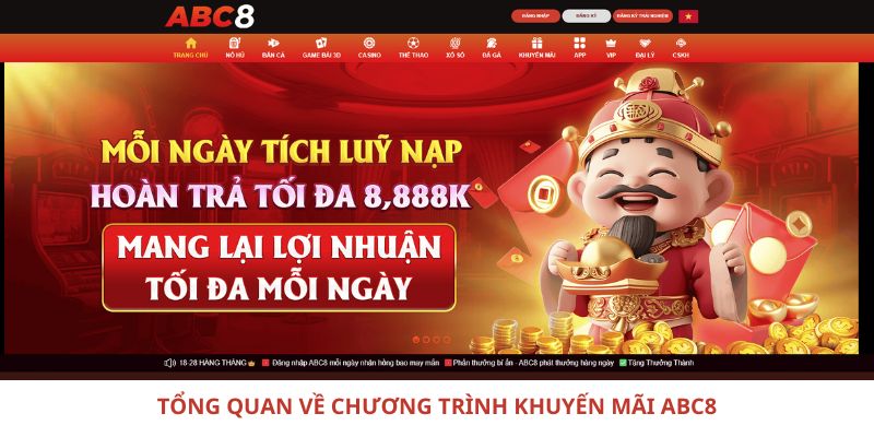 Khuyến mãi định kỳ cho VIP tại abc8
